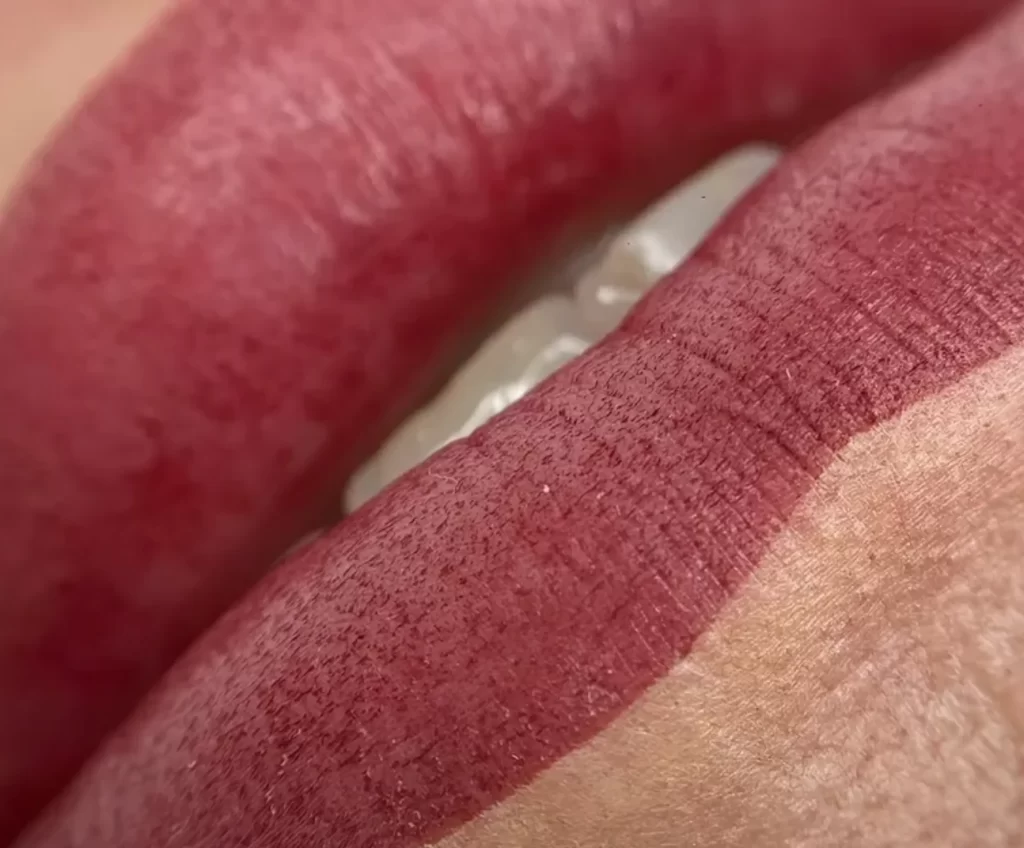 lip tattoo infection signs